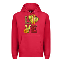 Cardinal western love softball Premium Hoodie - LillyAllenDesigns