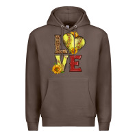 Coffee western love softball Premium Hoodie - LillyAllenDesigns