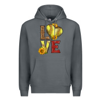 Rock western love softball Premium Hoodie - LillyAllenDesigns