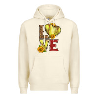 Sandshell western love softball Premium Hoodie - LillyAllenDesigns