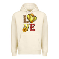 Tofu western love softball Premium Hoodie - LillyAllenDesigns