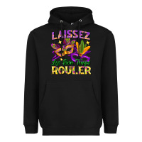 Black laissez les bon temps rouler Heavyweight Hoodie - FaDigitalArtStudio