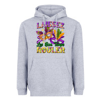 Heather Grey laissez les bon temps rouler Heavyweight Hoodie - FaDigitalArtStudio