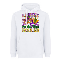 White laissez les bon temps rouler Heavyweight Hoodie - FaDigitalArtStudio