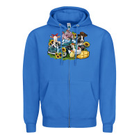 True Royal farm animals truck Zipper Hoodie - Zillion Design Studio