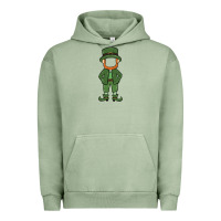Pigment Oil Green leprechaun boy faceless Urban Hoodie - MaliasSmallBusiness