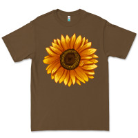 Cacao Soraya Sunflower Premium Tee - LillyAllenDesigns
