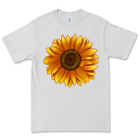 Dove Grey Soraya Sunflower Premium Tee - LillyAllenDesigns