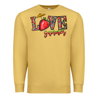 Antique Gold love summer Premium Sweatshirt - CowhideDigitalArt