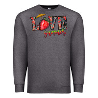 Charcoal Heather love summer Premium Sweatshirt - CowhideDigitalArt