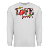 Dove Grey love summer Premium Sweatshirt - CowhideDigitalArt