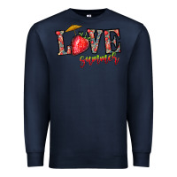 Navy love summer Premium Sweatshirt - CowhideDigitalArt