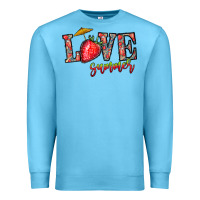 Ocean Blue love summer Premium Sweatshirt - CowhideDigitalArt
