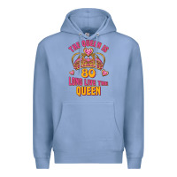 Colony Blue the queen is 80 long live the queen Premium Hoodie - Jasminsmagicworld