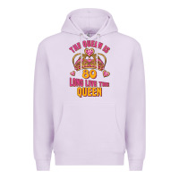 Lilac the queen is 80 long live the queen Premium Hoodie - Jasminsmagicworld