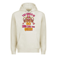Oatmeal Heather the queen is 80 long live the queen Premium Hoodie - Jasminsmagicworld