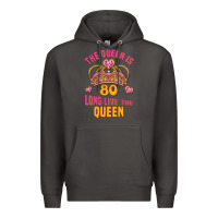 Smoke the queen is 80 long live the queen Premium Hoodie - Jasminsmagicworld