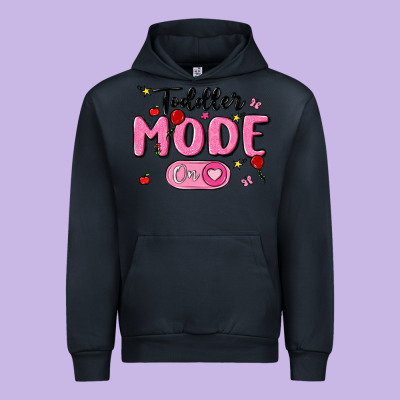 Toddler Mode On Urban Hoodie Designed By Maliassmallbusiness