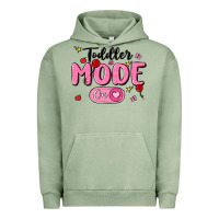 Pigment Oil Green toddler mode on Urban Hoodie - MaliasSmallBusiness