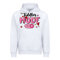 White toddler mode on Urban Hoodie - MaliasSmallBusiness