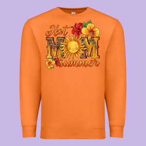 Hot Mom Summer Premium Sweatshirt Designed By Hra Design Shop