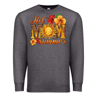 Charcoal Heather hot mom summer Premium Sweatshirt - HRA Design Shop