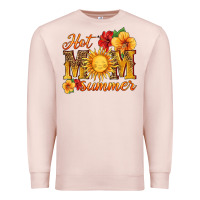 Pale Pink hot mom summer Premium Sweatshirt - HRA Design Shop