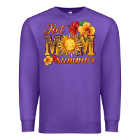 Purple hot mom summer Premium Sweatshirt - HRA Design Shop