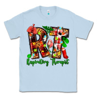Dusty Blue christmas respiratory therapist Classic Tee - Zillion Design Studio