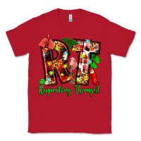 Red christmas respiratory therapist Classic Tee - Zillion Design Studio