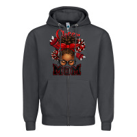 Smoke cheer mom afro messy bun Zipper Hoodie - texasbilliewilder