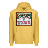 Antique Gold western bull skull mama mousepad Premium Hoodie - BarkalooDesign