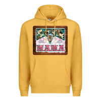 Mustard western bull skull mama mousepad Premium Hoodie - BarkalooDesign