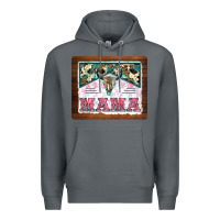 Rock western bull skull mama mousepad Premium Hoodie - BarkalooDesign