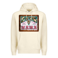 Sandshell western bull skull mama mousepad Premium Hoodie - BarkalooDesign