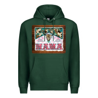 Sports Green western bull skull mama mousepad Premium Hoodie - BarkalooDesign