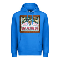 True Royal western bull skull mama mousepad Premium Hoodie - BarkalooDesign