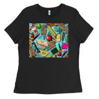 Black teacher tumbler Ladies Tee - BarkalooDesign