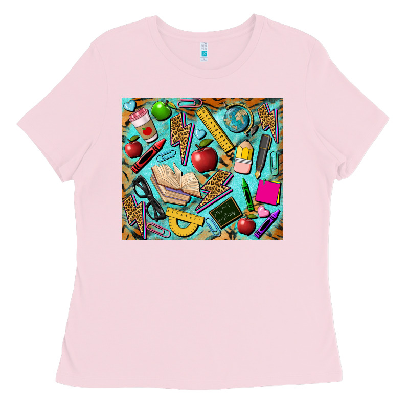 Teacher Tumbler Ladies Tee by BarkalooDesign | Teevron