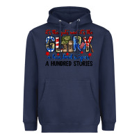 Navy It's the guts and it's the glory a hundred stripes Heavyweight Hoodie - Neo Western