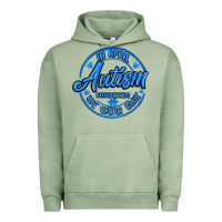 Pigment Oil Green autism awareness Urban Hoodie - MaliasSmallBusiness