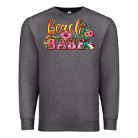 Charcoal Heather beach babe Premium Sweatshirt - HRA Design Shop