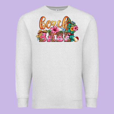Beach Babe Premium Sweatshirt Designed By Hra Design Shop