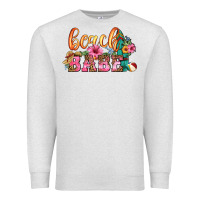 Oatmeal Heather beach babe Premium Sweatshirt - HRA Design Shop