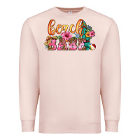 Pale Pink beach babe Premium Sweatshirt - HRA Design Shop