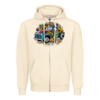 Sandshell vintage truck western Zipper Hoodie - Zillion Design Studio