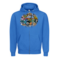 True Royal vintage truck western Zipper Hoodie - Zillion Design Studio