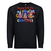 Black hangin with my gnomerica Premium Sweatshirt - RacoonDesign