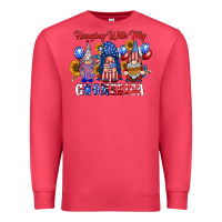 Cardinal hangin with my gnomerica Premium Sweatshirt - RacoonDesign
