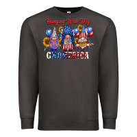 Smoke hangin with my gnomerica Premium Sweatshirt - RacoonDesign